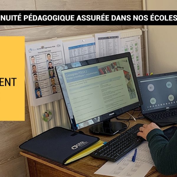 Fermeture des Campus CESI et 100% de continuité pédagogique assurée